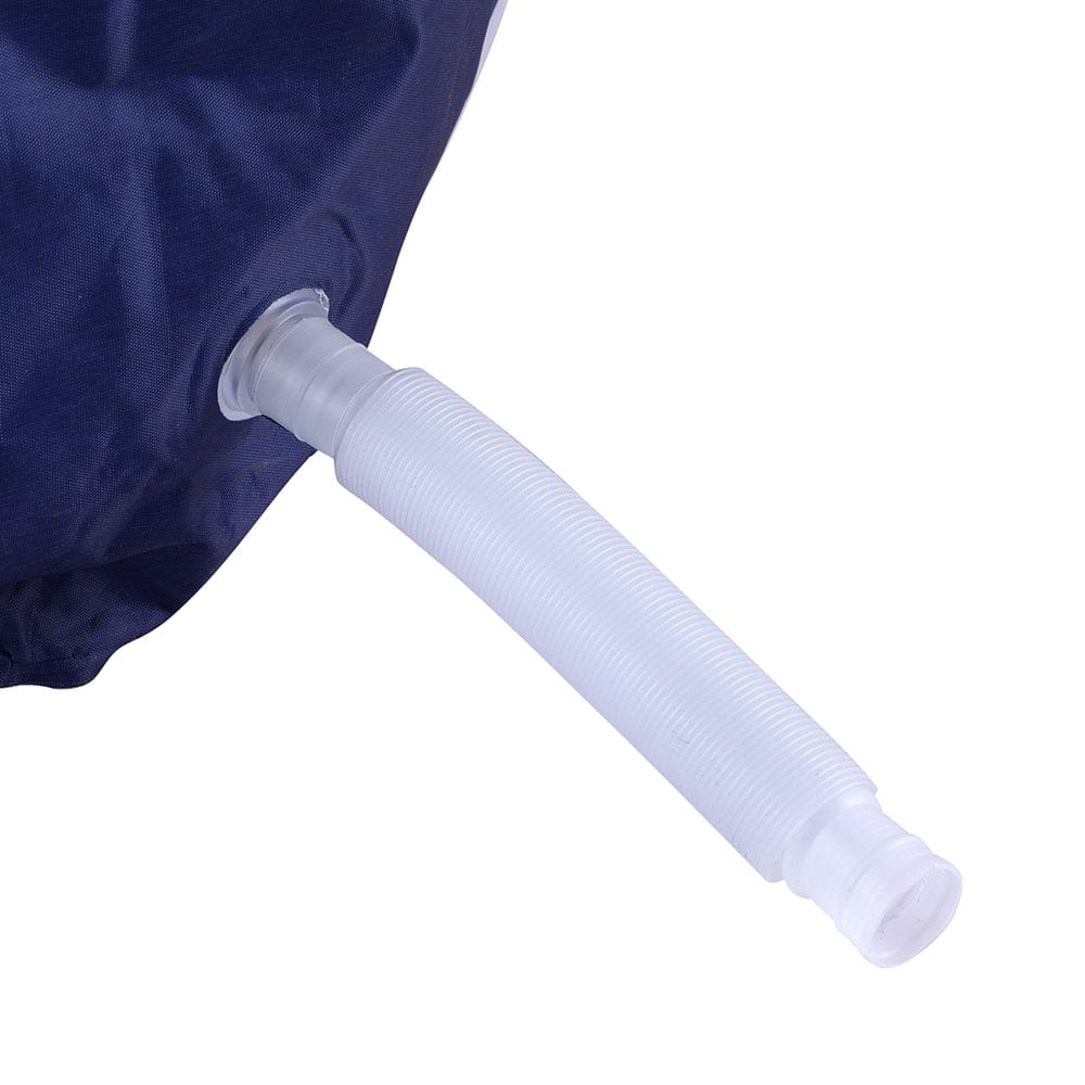 Weisshorn Outdoor Recreation > Camping > Portable Toilets & Showers Weisshorn Foldable Bathtub PVC Spa Bucket Inflatable Cushion 114x62cm Navy Blue