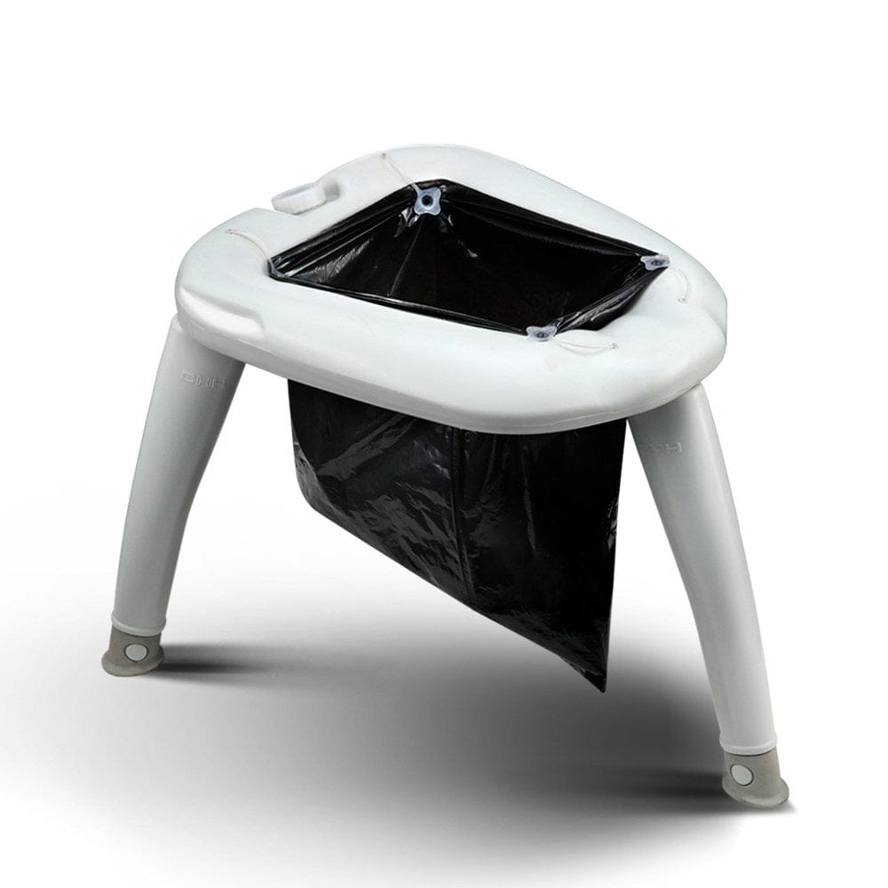 Weisshorn Outdoor Recreation > Camping > Portable Toilets & Showers Weisshorn Portable Folding Toilet Camping Outdoor Caravan Plastic Bag