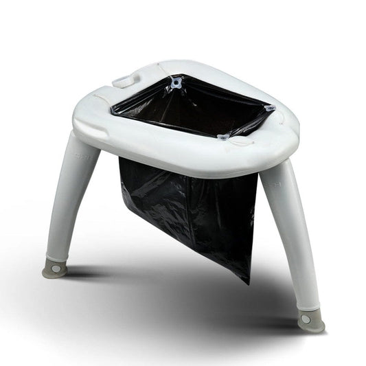 Weisshorn Outdoor Recreation > Camping > Portable Toilets & Showers Weisshorn Portable Folding Toilet Camping Outdoor Caravan Plastic Bag