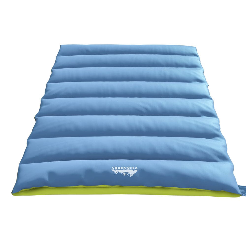 Weisshorn Outdoor Recreation > Camping > Sleeping Bags Weisshorn Sleeping Bag Double Bags Thermal Camping Hiking Tent Grey -5°C