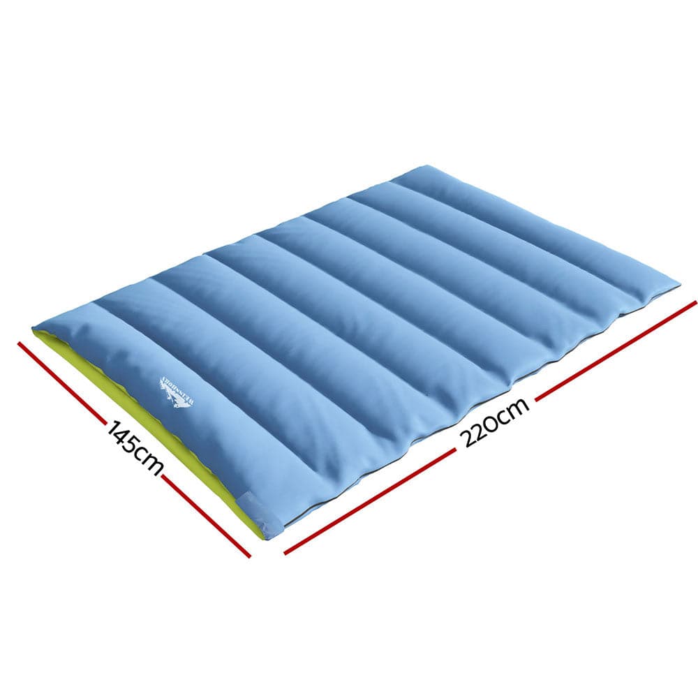 Weisshorn Outdoor Recreation > Camping > Sleeping Bags Weisshorn Sleeping Bag Double Bags Thermal Camping Hiking Tent Grey -5°C