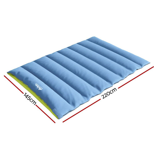 Weisshorn Outdoor Recreation > Camping > Sleeping Bags Weisshorn Sleeping Bag Double Bags Thermal Camping Hiking Tent Grey -5°C