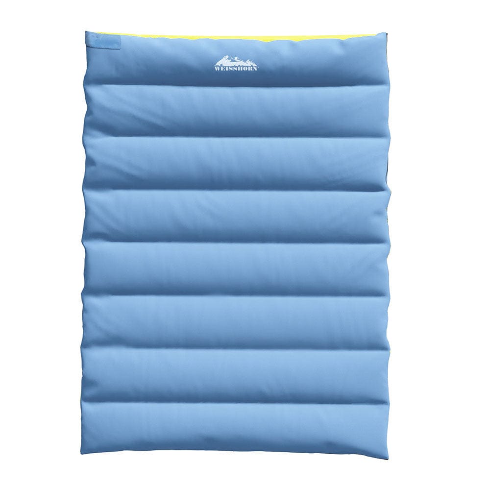Weisshorn Outdoor Recreation > Camping > Sleeping Bags Weisshorn Sleeping Bag Double Bags Thermal Camping Hiking Tent Grey -5°C