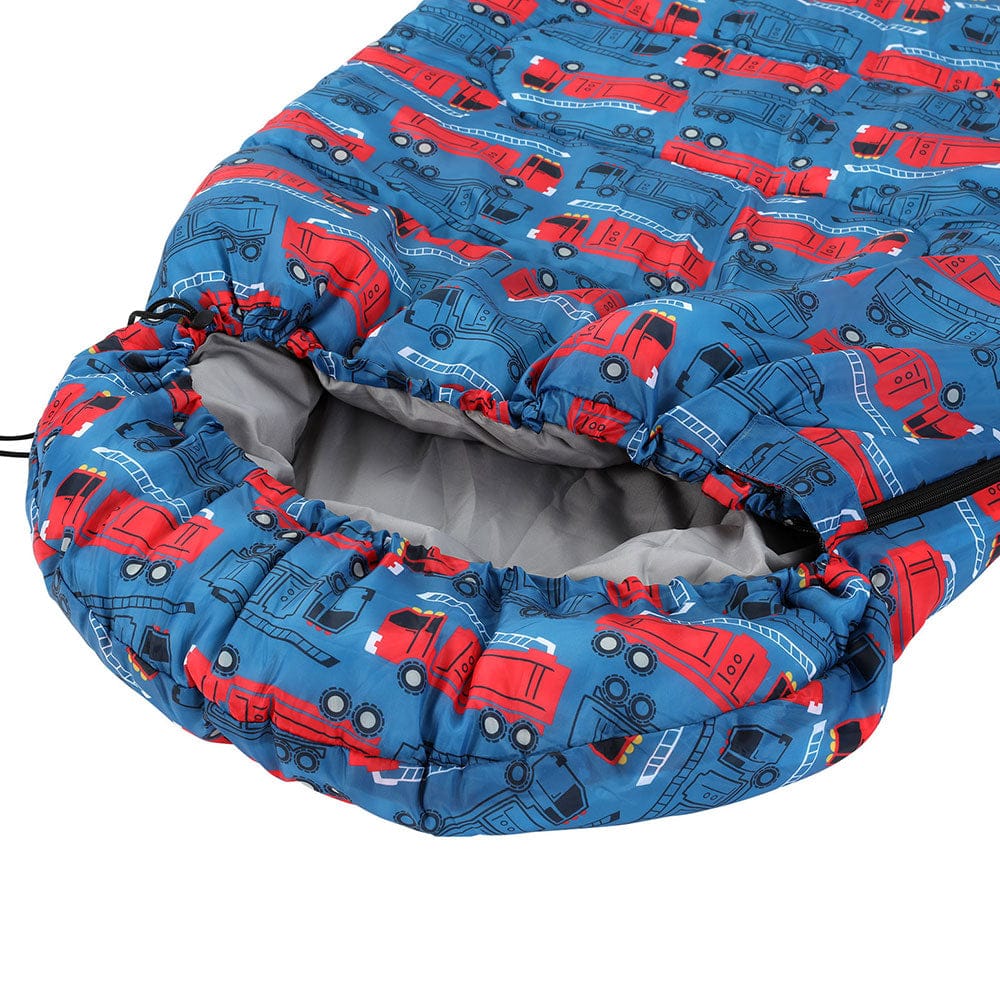Weisshorn Outdoor Recreation > Camping > Sleeping Bags Weisshorn Sleeping Bag Kids Single Bags 180cm Thermal Camping Hiking Blue