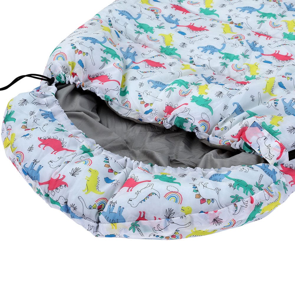 Weisshorn Outdoor Recreation > Camping > Sleeping Bags Weisshorn Sleeping Bag Kids Single Bags 180cm Thermal Camping Hiking White