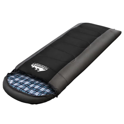 Weisshorn Outdoor Recreation > Camping > Sleeping Bags Weisshorn Sleeping Bag Single Thermal Camping Hiking Tent Black  -20°C