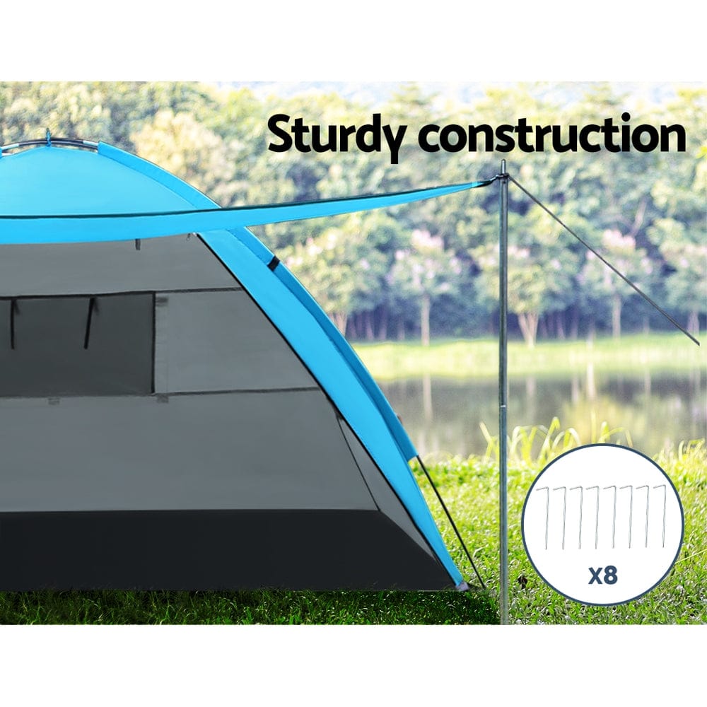 Weisshorn Outdoor Recreation > Camping > Tents Weisshorn Camping Tent Beach Portable Hiking Sun Shade Shelter Fishing 4 Person