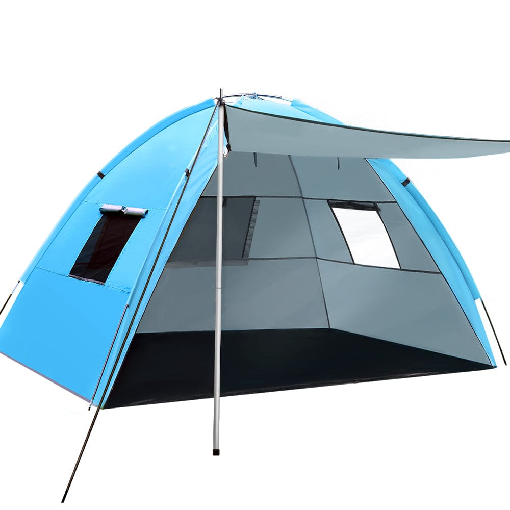 Weisshorn Outdoor Recreation > Camping > Tents Weisshorn Camping Tent Beach Portable Hiking Sun Shade Shelter Fishing 4 Person
