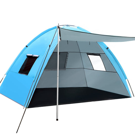 Weisshorn Outdoor Recreation > Camping > Tents Weisshorn Camping Tent Beach Portable Hiking Sun Shade Shelter Fishing 4 Person