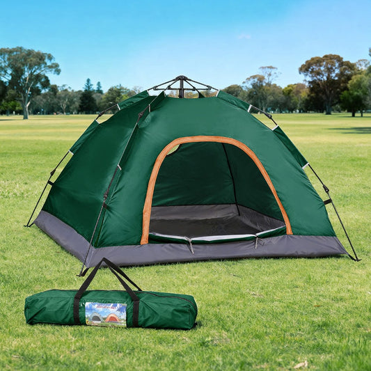 Weisshorn Outdoor Recreation > Camping > Tents Weisshorn Camping Tent Instant Tent Pop up 2 Person Outdoor Hiking Tents Hiking Green