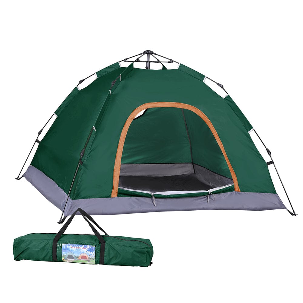 Weisshorn Outdoor Recreation > Camping > Tents Weisshorn Camping Tent Instant Tent Pop up 2 Person Outdoor Hiking Tents Hiking Green