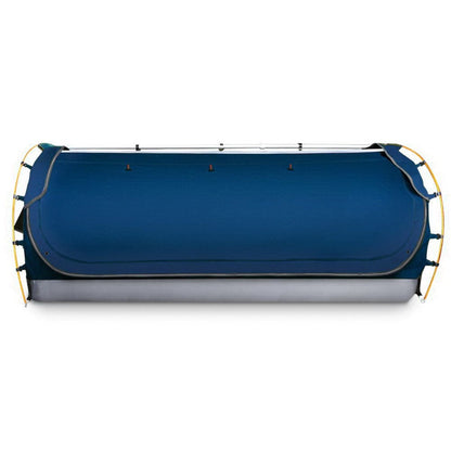 Weisshorn Outdoor Recreation > Camping > Tents Weisshorn Double Swag Camping Swags Canvas Free Standing Dome Tent Dark Blue