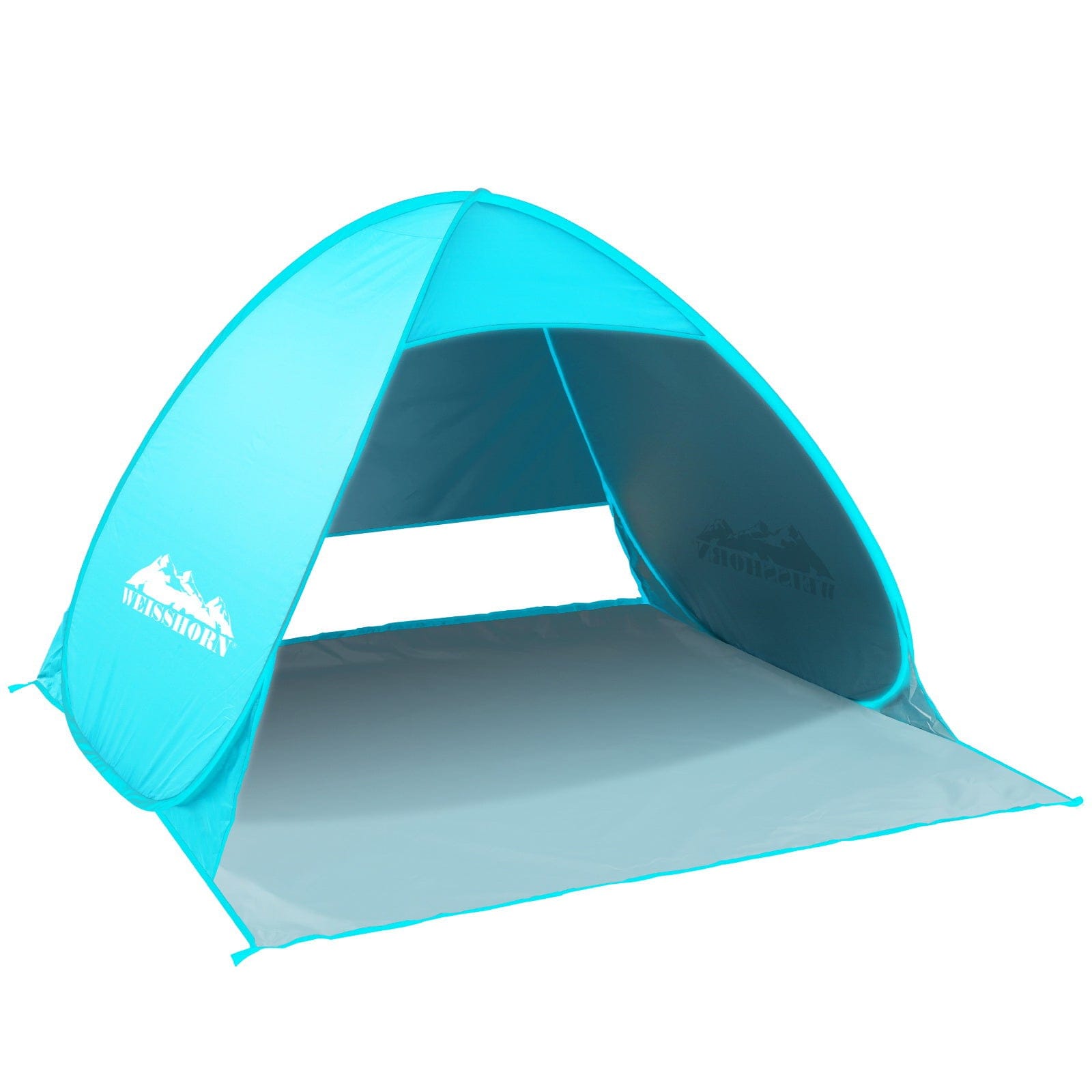 Weisshorn Outdoor Recreation > Camping > Tents Weisshorn Pop Up Beach Tent Camping Hiking 3 Person Sun Shade Fishing Shelter