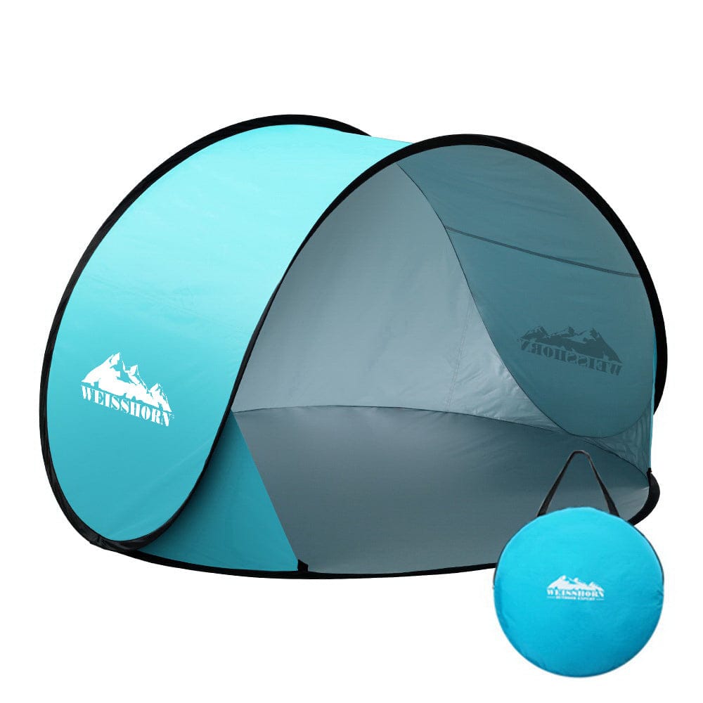 Weisshorn Outdoor Recreation > Camping > Tents Weisshorn Pop Up Beach Tent Camping Portable Sun Shade Shelter Fishing
