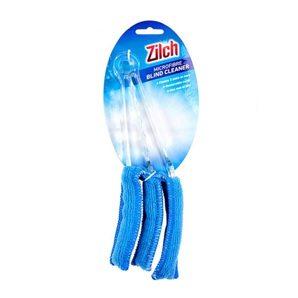 Zilch Cleaning brushes Blue Blinds Cleaner Blind Hand Held Window Duster Window Venetian Brush Vertical