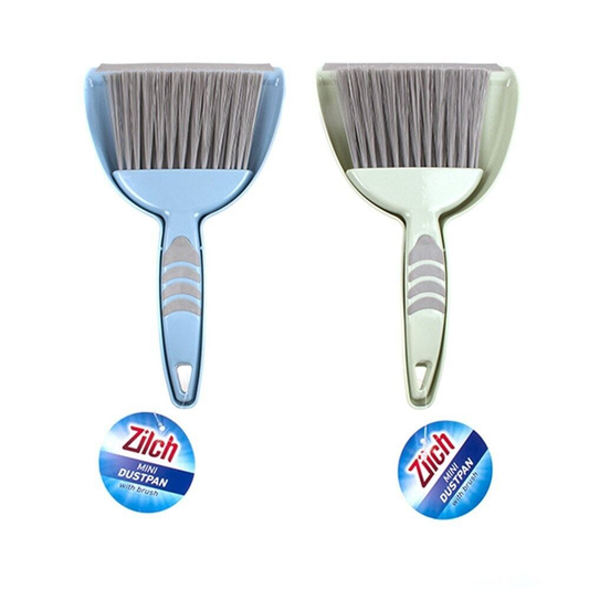 Zilch Cleaning brushes Mini Dustpan and Hand Brush Set Indoor Outdoor Dust Pan Set Cleaning Broom Tool