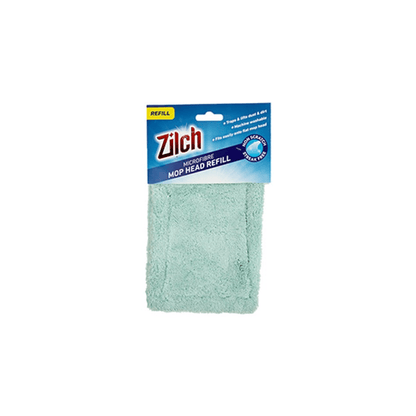 Zilch Mop head Green Replacement Microfiber Flat Mop Head Refill Floor Cleaning Pads Absorbent Cloths