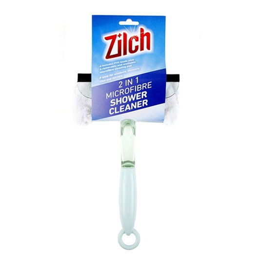 Zilch Squeegee Microfibre Squeegee Scrubber Sponge Shower Glass Window Car Windscreen Cleaner