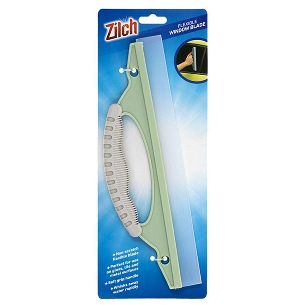 Zilch Squeegee Silicone Flexible Car Home Window Squeegee Water Wiper Blade Glass Cleaning Wipe