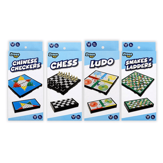 Zozee Toys Board Game Travel Game Board Play Chinese Checkers Chess Ludo Snakes and Ladder