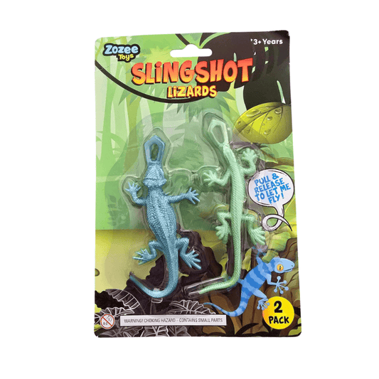 Zozee Toys Toys 2pk Toys Lizard Stretchy Slingshot Finger Toy Catapult Games Party Favor Gift