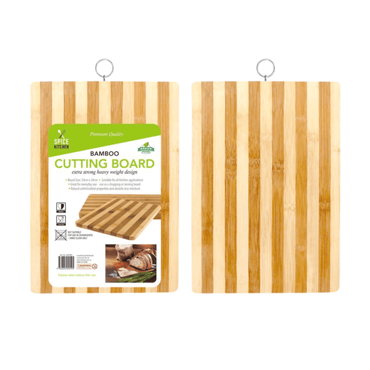 Bamboo Cutting Board Kitchen Serving Chopping Boards Wooden Prep Food 24x34cm