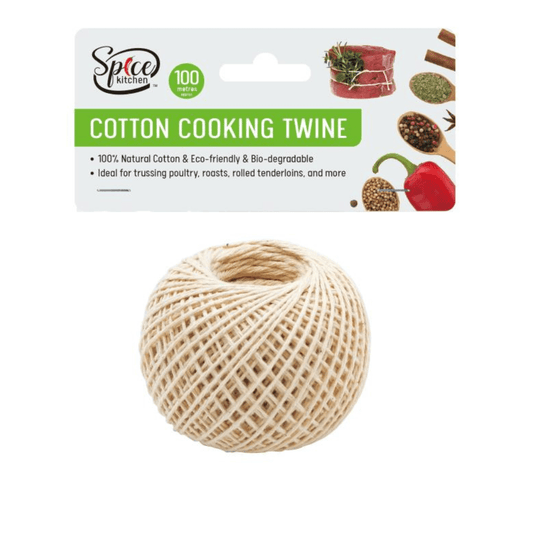 100M White Cotton Roast Twine Cooking String Oven Butcher Meat Ties Food Kitchen
