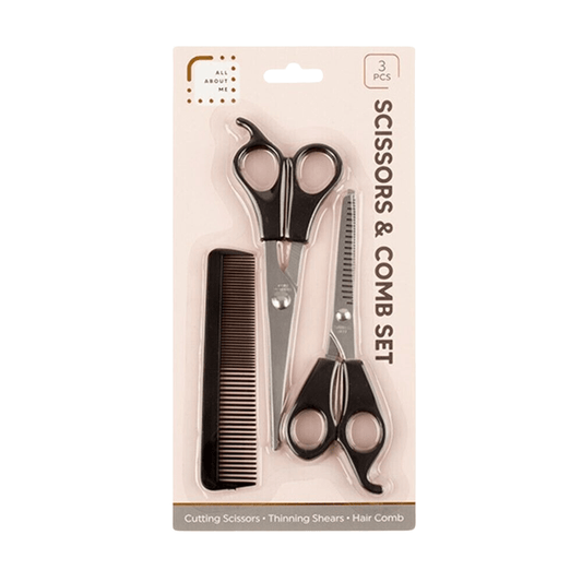 Hair Scissors Cut Thinning Stainless Steel Barber Salon Hairdressing Comb Shear