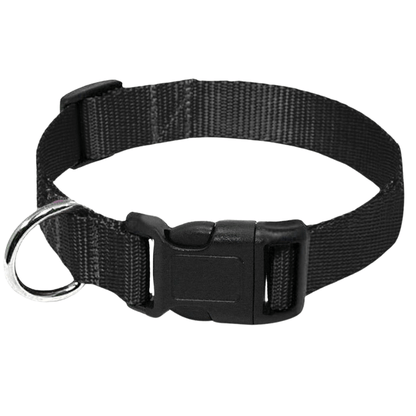 Nylon Webbing Dog Collar Clip Buckle Pet Collar for Large Dogs Adjustable