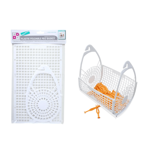 Plastic Pegs Hanging Basket Bags Holders Storage Laundry Clothes Washing Clip